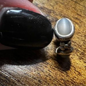 Pandora Blue/Gray Cat Eye Charm